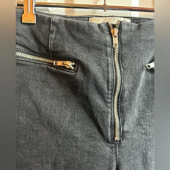 Black High-rise “Niki” Zipper skinny jeans - Reformation - size 29 - Picture 4 of 5